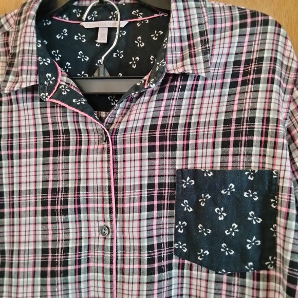 Victoria's Secret Pajama Set Plaids & Bows Sz. XL - Picture 14 of 16
